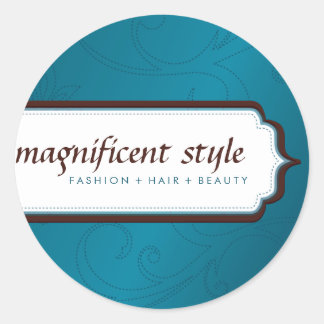 Redonda PEGATINA SEAL :: elegante magnificencia 4