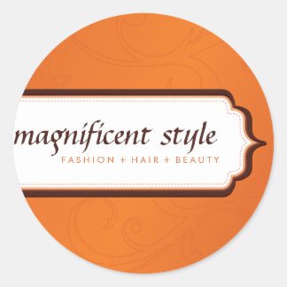 Redonda PEGATINA SEAL :: elegante magnificencia 5