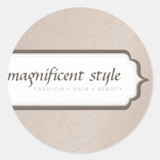 Redonda PEGATINA SEAL :: elegante magnificencia 6