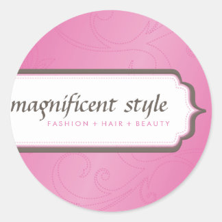 Redonda PEGATINA SEAL :: elegante magnificencia 8