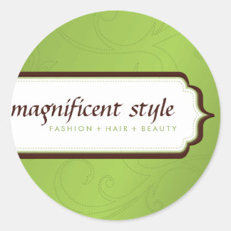 Redonda PEGATINA SEAL :: elegante magnificencia 9