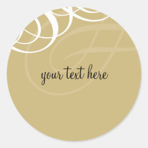 Redonda PEGATINA SEAL :: Voz de diseñador 10