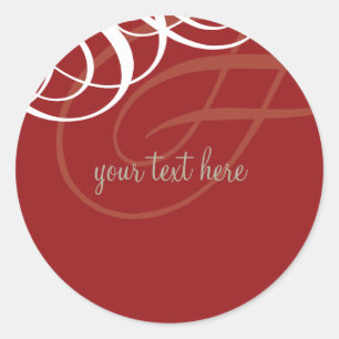 Redonda PEGATINA SEAL :: Voz de diseñador 11