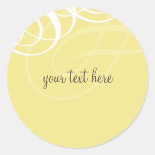 Redonda PEGATINA SEAL :: Voz de diseñador 3