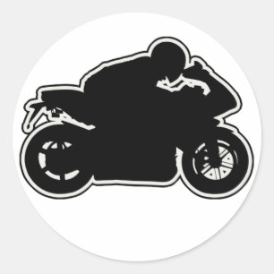 Redonda Pegatina sencillo de MotoVlog