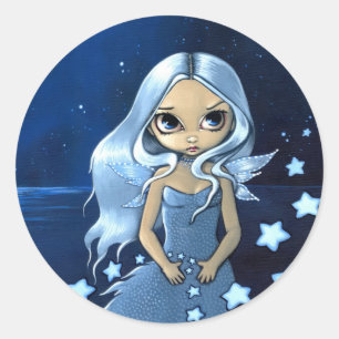 Redonda pegatina "Spinner of Stars"