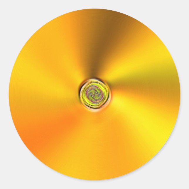Redonda Pegatina Spun Gold (Anverso)