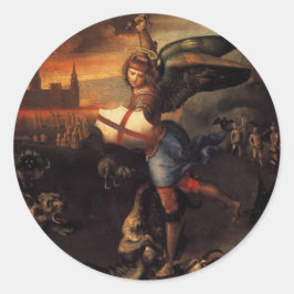 Redonda Pegatina St-Michael