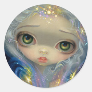 Redonda pegatina "Stardust Angel"