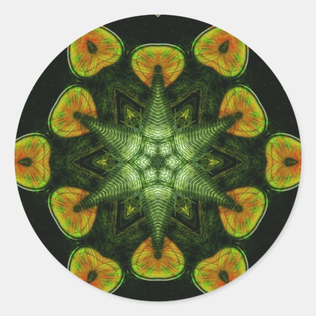 REDONDA PEGATINA STARSEED (Anverso)