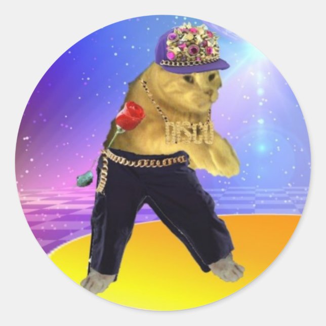 REDONDA PEGATINA STINKY (Anverso)