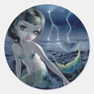 Redonda pegatina "Storm Chaser"