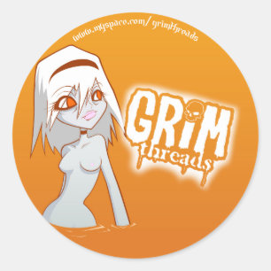 Redonda Pegatina Sunburn