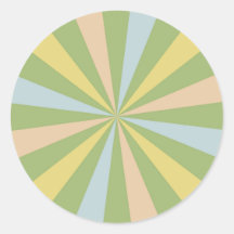 Pegatina Sunburst de Mediados del Siglo: Encanto R
