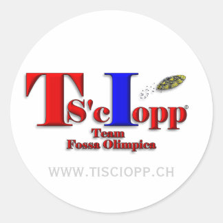 Redonda Pegatina Team TIS'ciopp