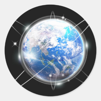 Redonda Pegatina terrestre