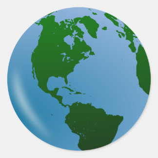 Redonda Pegatina terrestre