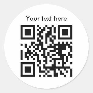 Redonda Pegatina (texto personalizado)