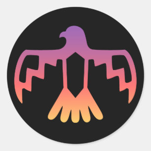 Redonda Pegatina Thunderbird