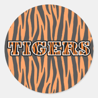 Redonda Pegatina Tigers