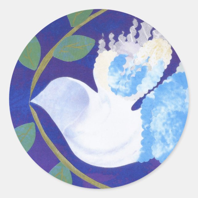 Redonda Pegatina Time for Peace (Anverso)