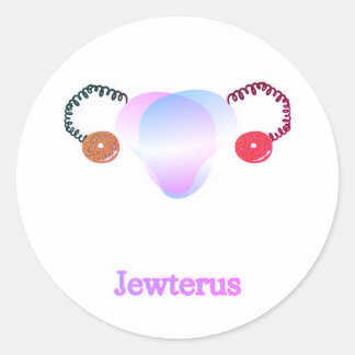 Redonda Pegatina Trans Jewterus
