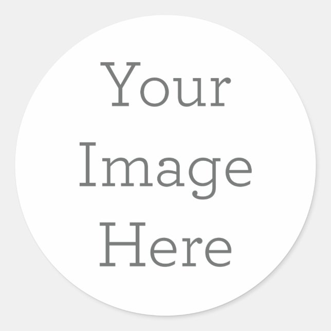 Redonda Pegatina único (Anverso)