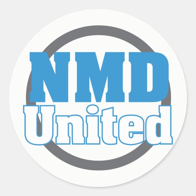 Redonda Pegatina Unido de NMD (Anverso)