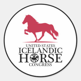 REDONDA PEGATINA USIHC