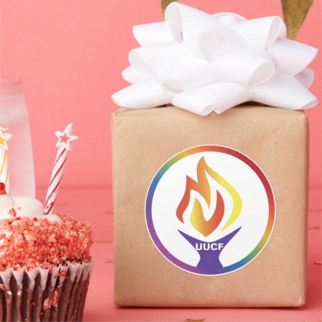 Redonda Pegatina UUCF (Fiesta)