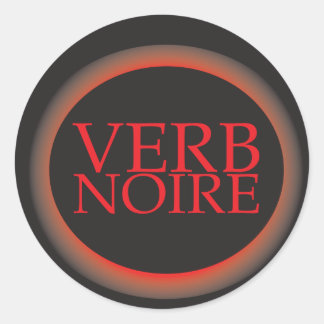 Redonda Pegatina Verb_Noire