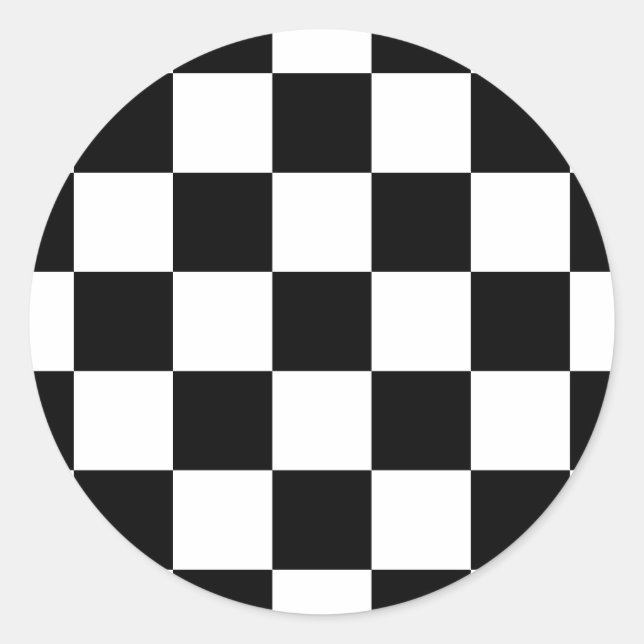 Redonda Pegatina verificado (Anverso)