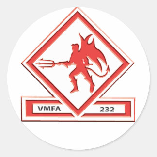 REDONDA PEGATINA VMFA-232