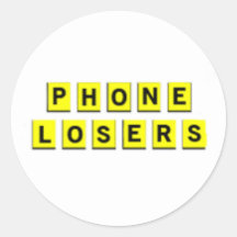 Pegatina Waffle Losers of America