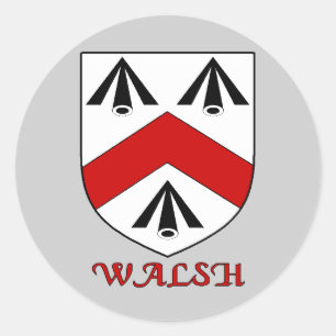 Redonda Pegatina Walsh Falimy Shield