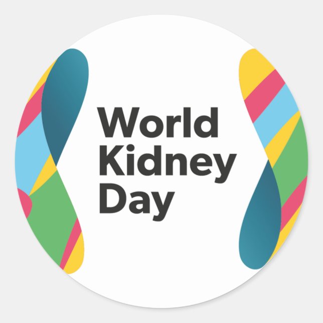 Redonda Pegatina WKD (Anverso)