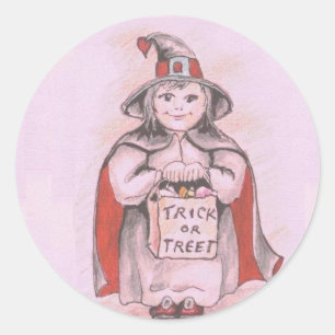 Redonda Pequeña pegatina