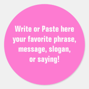 Redonda Pequeño pegatina (3 pulgadas)