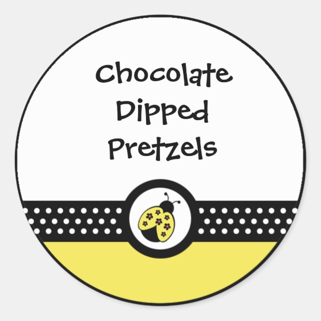 Redonda Pequeño Pegatina de la fiesta de cumpleaños de Lad (Anverso)