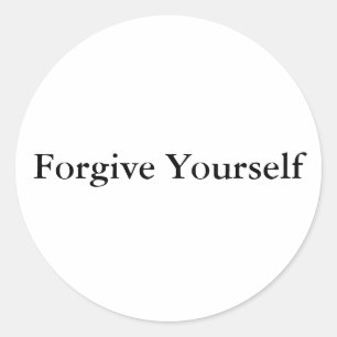 Redonda Perdónate Pegatina