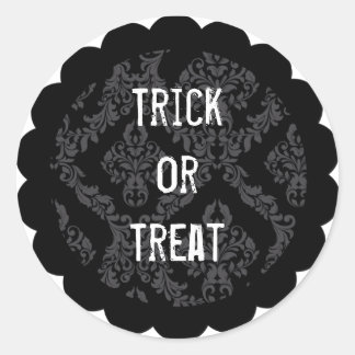 Redonda Personalizable Pegatina de Halloween