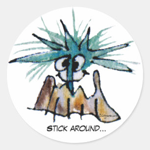 Redonda Personalizado divertido Barnacle Pegatina
