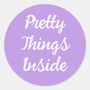 Redonda Personalizado personalizado Pegatina de nombres de