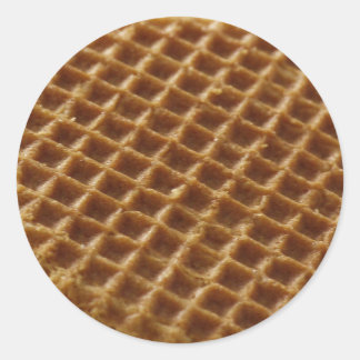 Redonda Pizzelle Cookie Pegatina