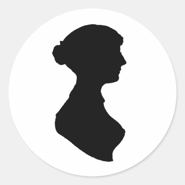 Redonda Plantilla de Pegatina de relleno - Personalizada (Anverso)