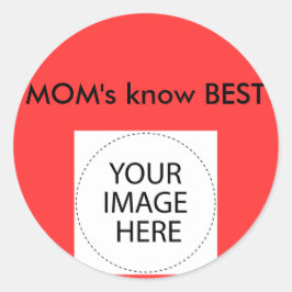 Redonda Plantilla de pegatina Los regalos de Zazzle MUSEUM