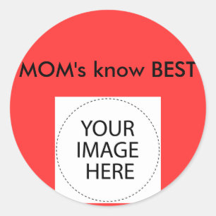 Redonda Plantilla de pegatina Los regalos de Zazzle MUSEUM