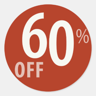 Redonda Poderoso Rótulo 60% OFF VENTA - Pegatina