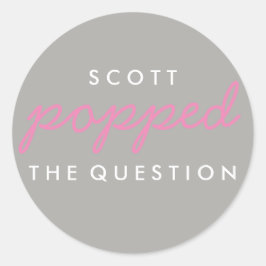 Redonda Poptó por la pregunta Pegatina de la bolsa de bien