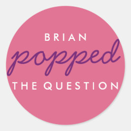 Redonda Poptó por la pregunta Pegatina de la bolsa de bien